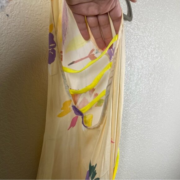 Free People Dream Free Mini Tunic Slip Dress Yellow - Picture 6 of 10